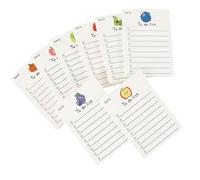 Lot de 8 blocs-notes à motif de fruits vifs - Pages faciles à décoller - Planificateur hebdomadaire pour l'école