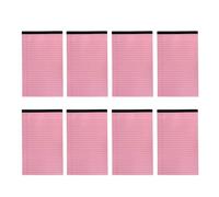 Lot de 8 blocs-notes avec 4 bloc-notes - Avec fiche en forme de larme - Carnet de notes de poche doublé - Pour notes de rappel - PAPE PAPE - Rembourrage légal - Pour petite écriture