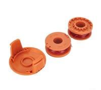 Lot de 8 bobines de fil pour débroussailleuse WG170 WG175 WG180 - Comprend un fil de 3 m et un capuchon