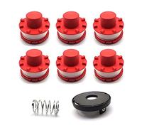 Lot de 8 Bobines de Rechange pour Einhell GE-CT 36/30 Li E SOLO AGILLO 36/255 BL AGILLO 18/200 (Remplacement : 3405096), 6 Bobines de Fil + 1 Capuchon de Bobine de Fil + 1 Ressort