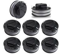Lot de 8 bobines de rechange pour tête de débroussailleuse Stihl Autocut C3-2 FSA 57 FSA 56 FSA 50 FSE 52 FSE52, pièces # 4009 710 2106, pour démarreurs de 12,7 cm (pas pour 22,9 cm)