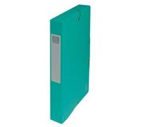 Exacompta - Réf. 50403E - 8 boites de classement avec élastiques Exabox - en carte lustrée 600g/m2 - Dos 4 cm - dimensions 25 x 33 cm - pour documents A4 - couleur vert - livrées montées