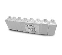 Lot de 8 boîtes de dérivation pour pièces humides IP55 Protection contre les projections d'eau Protection contre les projections d'eau Protection IP55 90 x 43 x 40 mm Boîte de dérivation Boîtier industriel Boîtier de distribution Boîtier de dérivation Plastique vide ARLI 90 x 43 x 40 mm IP 55