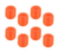 Lot de 8 bouchons de tige de valve phosphorescents de 0,8 cm - Décoration universelle pour voiture - Bouchons de tige de valve fluorescents - Pour voitures, SUV, camions, motos, cyclomoteurs, vélos