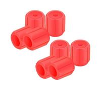 Lot de 8 bouchons de valve de pneu fluorescents universels avec filetage de 7,6 mm, pour voitures, SUV, camions, motos, cyclomoteurs, vélos