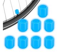 Lot de 8 bouchons de valve de pneu phosphorescents de 0,76 cm - Accessoires de voiture - Bouchons de tige de valve phosphorescents - Pour voitures, SUV, camions, motos, cyclomoteurs, vélos