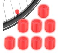 Lot de 8 bouchons de valve de pneu phosphorescents de 0,8 cm universels | Bouchons de valve phosphorescents pour motos, voitures, SUV, vélos, cyclomoteurs et la conduite nocturne