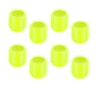 Lot de 8 bouchons de valve de pneu phosphorescents de 0,8 cm universels | Bouchons de valve phosphorescents pour motos, voitures, SUV, vélos, cyclomoteurs et la conduite nocturne