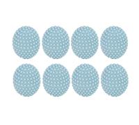 Lot de 8 boules de sèche-linge réutilisables,ramollir et pelucher le linge, boule de lavage en PVC pour épiler le linge, boule de linge sèche pour machine à laver, réduisant le temps de séchage,