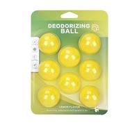 Lot de 8 boules désodorisantes naturelles pour litière et chaussures de chat, désodorisants efficaces pour placard, armoire, tapis et meubles