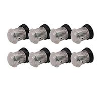 Lot de 8 Boutons de Jeu Arcade Lumineux LED et Switch Intégré Vissable Transparent 5 Volts 30 mm Couleur: Blanc Retro Gaming Bartop Jeux Vidéo
