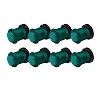 Lot de 8 Boutons de Jeu Arcade Lumineux LED et Switch Intégré Vissable Transparent 5 Volts 30 mm Couleur: Vert Retro Gaming Bartop Jeux Vidéo