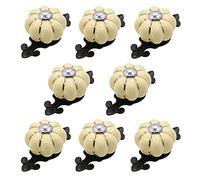 Lot de 8 Boutons de Placard en Alliage de Zinc, Boutons de tiroir à Trou Unique, poignée de Porte de Meuble Ronde avec vis, pour décoration de Maison, Cuisine, Bureau, sa