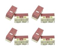 Lot de 8 boutons poussoirs momentanés for souris, micro-limite 3 broches, 5 millions, for souris silencieuse HUANO