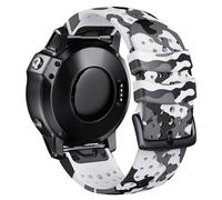 Lot de 8 bracelets de rechange en silicone de 26 mm pour Garmin Fenix 6x/6x Pro/5x Plus/Tactix 7 Pro/Enduro 2/Fenix 3/Descent MK2, 26mm