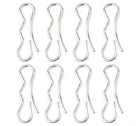 Lot de 8 broches fendues en métal pour nœud papillon compatibles avec fo 71404043 71404040 532194208 194208 pour une utilisation intensive dans divers équipements