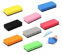 Lot de 8 Brosse Effaceur Magnétique, Éponges pour Tableau Blanc, Effaceur Magnétique pour Tableau Blanc, Parfait pour École, Bureau et Maison