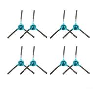 Lot de 8 brosses latérales compatibles avec aspirateur robot SENCOR SRV 4200BK 4250SL 2230TI 6250BK 9250BK 9200BK, pièces de rechange pour une couverture de nettoyage améliorée