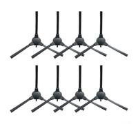 Lot de 8 brosses latérales de rechange pour aspirateur robot ABIR K30 avec matériau en plastique et nylon pour un nettoyage efficace des bords et des coins
