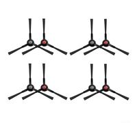 Lot de 8 brosses latérales de rechange pour aspirateur robot Eufy Anker C28 E25 E28 optimisées pour une meilleure portée de nettoyage dans les espaces étroits