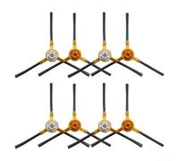 Lot de 8 brosses latérales de rechange pour aspirateur robot Honiture, conçues pour enlever efficacement la saleté et la poussière des coins et des bords avec poils en nylon