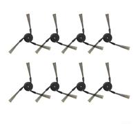 Lot de 8 brosses latérales de rechange pour aspirateur robot MOVA Z60 Ultra Roller complet et serpillère Accessoires de nettoyage d'angle en nylon, pour balayer efficacement les bords et zones
