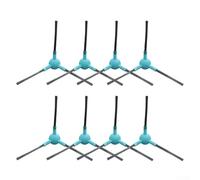 Lot de 8 brosses latérales de rechange pour aspirateur robot Ultenic T10 Lite, conçues pour l'efficacité du nettoyage et l'élimination de la poussière
