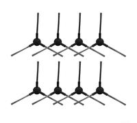 Lot de 8 brosses latérales de rechange pour aspirateur robot Uninell UR3, accessoires de nettoyage des coins en nylon