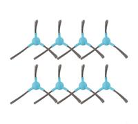 Lot de 8 brosses latérales en nylon pour robots aspirateurs | Lot de 8 pièces, convient pour Midea S5 Plus, Tesla pour Robostar iQ400, mélange de nylon et plastique, nettoyage des coins