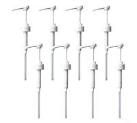 Lot de 8 buses de pression amovibles pour distributeur de sirop de café personnalisables 8 cc, 10 cc, 15 cc, 20 cc pour matériau PP (10 CC)