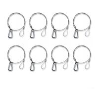 Lot de 8 câbles de sécurité robustes pour éclairage de scène, 20 kg, 700 mm, chaîne de câble DJ avec manille pour événements