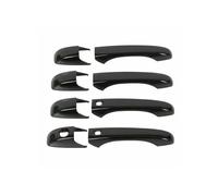 Lot de 8 caches de poignée de porte Compatible Pour Jeep Grand Cherokee Dodge Durango 2011-2019, accessoires extérieurs de voiture, noir brillant