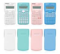 Lot de 8 calculatrices scientifiques d'ingénierie en ligne avec grand écran LCD en vrac sans graphisme Calculatrice mathématique pour étudiants, enseignants, école, collège, affaires, fournitures de