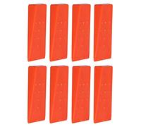 Lot de 8 cales d'abattage d'arbre à pointes pour une utilisation sûre et stable et durable - Augmente la friction