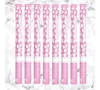 Lot de 8 Canons à Confettis Blancs 60 cm - Confettis Cœurs Blancs Mariage - Lanceur Air Comprimé Longue Portée pour Sortie des Mariés et Réception - Zenda Club