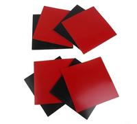 Lot de 8 caoutchoucs de tennis de table avec éponge dure pour ping-pong Fast Attack offrant une sensation réactive et une performance durable