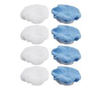 Lot de 8 capots de polissage de voiture de 150 mm pour tampons et cirage de tampons, fabriqués à partir de microfibre et de polaire synthétique