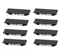Lot de 8 capuchons d'ancrage de siège T5-T5.1 T6 compatibles avec Volkswagen Multivan-Transporter-Caravelle-Kombi-Shuttle/Enjoliveurs d'ancrage de siège