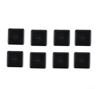 Lot de 8 capuchons en plastique pour rail solaire photovoltaïque PV profilé 40 x 40 cm Protège les extrémités de rail de la poussière et de l'eau avec fixation sécurisée