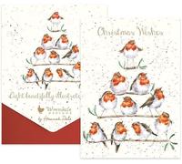Lot De 8 Cartes De Noël Rockin Robins