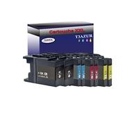 - Lot de 8 Cartouches compatibles avec Brother LC1240 / LC1280 XL pour Brother MFC-J430W, MFC-J5910DW, MFC-J625DW