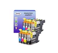 Lot de 8 Cartouches compatibles avec Brother LC223 XL