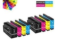 Lot de 8 cartouches d'encre Compatible pour HP950XL - Officejet Pro 8100 8600 e-All-in-One Multicolore G