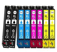 Lot de 8 cartouches d'encre compatibles avec Epson 405XL - WF3820 WF4820 WF7830
