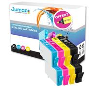 Lot de 8 cartouches type Jumao compatibles pour HP Photosmart Premium CD055B +Fluo offert