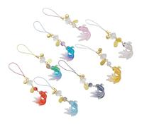 Lot de 8 chaînes de téléphone en forme de poisson pour apporter de l'élégance à votre appareil en alliage robuste pour une utilisation durable