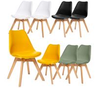 Lot de 8 Chaises A Manger BAYA Mix 1 Atmosphera