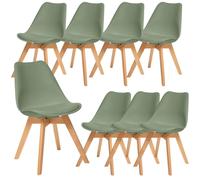 Lot De 8 Chaises Salle A Manger Baya Kaki Atmosphera