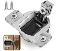 Lot de 8 charnières d'armoire de rechange pour charnières d'armoire Blum 30.310-11.02, vis à 110 et 120 degrés, charnières compactes 31 et 33 (plaque de montage non incluse), vis à bois incluses