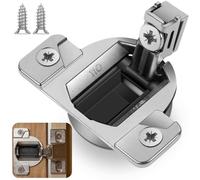 Lot de 8 charnières d'armoire de rechange pour charnières d'armoire Blum 30.310-11.02, vis à 110 et 120 degrés, charnières compactes 31 et 33 (plaque de montage non incluse), vis à bois incluses